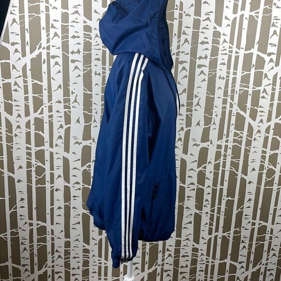 Adidas Nylon Hooded Windbreaker Jacket sz XL - Picture 3 of 14